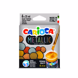 Carioca KO026, Bronze, Cuivre, Or, Or rose, Argent, 25 ml, Vase, 6 pièce(s)