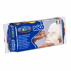Carioca 30996/31, Pâte à modeler, Blanc, 500 g, 340 mm, 240 mm, 150 mm