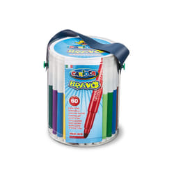 Carioca Bravo stylo-feutre Extra-large Multicolore 60 pièce(s)