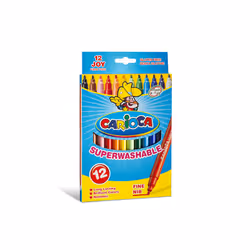 Carioca Joy, Fin, Multicolore, Pointe ogive, 2,6 mm, Rond, Italie