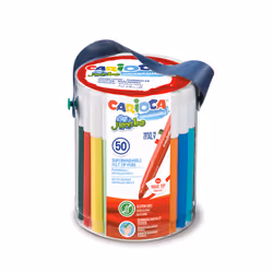 Carioca 42312, 50 pièce(s), Multicolore, 3 an(s), Pointe ogive, Multicolore, Multicolore