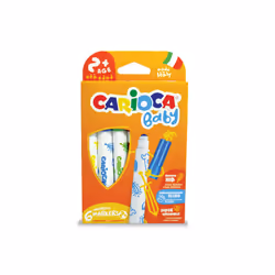 Carioca Marker 2+, Extra-large, Multicolore, Pointe ogive, Rond, Italie, 2 an(s)