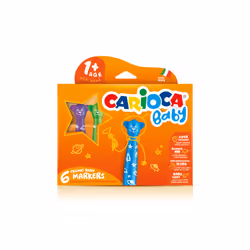 Carioca Teddy Marker 1+, Extra-large, Multicolore, Pointe ogive, Rond, Italie, 1 an(s)