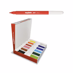 Carioca 42826/A stylo-feutre Noir, Bleu, Marron, Gris foncé, Gris, Bleu clair, Vert clair, Orange, Rose, Rouge, Rose, Jaune 288 pièce(s)