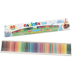 Carioca 42890 crayon de couleur Couleurs assorties 80 pièce(s)