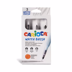 Carioca Water Brush, Set de pinceaux, Assortie, 3 pièce(s)