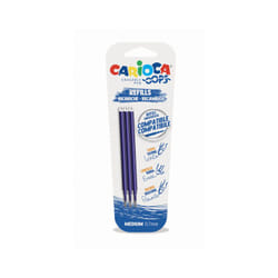 Carioca 43041/02 recharge pour stylos Moyen Bleu 3 pièce(s)