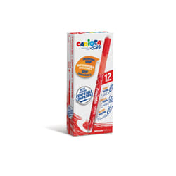 Carioca 43039/03 stylo à encre gel Stylos à encre gel avec bouchon Moyen Rouge 12 pièce(s)