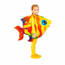 Déguisement Poisson Tropical - WIDMANN - Enfant - Jaune - Carnaval