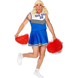 DÉGUISEMENT POM POM GIRL HOMME XL Bleu