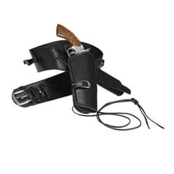 Widmann falksson Ceinture imitation cuir avec étui Western noir - 8003558010509