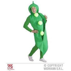 Déguisement petit pois femme - WIDMANN - Combinaison intégrale - Vert - Peluche