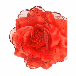 Barrette cheveux rose rouge pour femme - Accessoire pour cheveux - Dia de los muertos