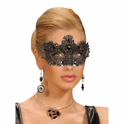 Masque - GENERIQUE - Loup antique or avec pierres - Noir et doré - Adulte - Intérieur