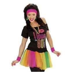 Tutu multicolore - WIDMANN - Adulte - Taille S/M/L - Idéal pour déguisement danse ou carnaval