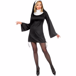 Widmann Costume Nonne pour femme Noir Taille M - 07542