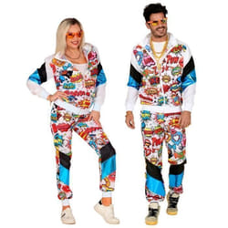 Déguisement survêtement pop art américain adulte L - Multicolore