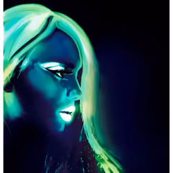 Tube De Maquillage à lEau - Phosphorescent : Vert