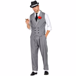 Déguisement Marco Gangster - WIDMANN - Homme - Noir - Adulte