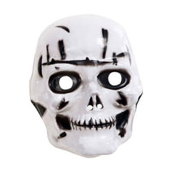 Masque Squelette Enfant - Blanc et noir - PVC - Pour Halloween et Carnaval - Mixte - A partir de 5 ans