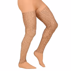 Collants poilus - WIDMANN - Taille unique pour Homme (M/L) - Beige - Humoristique