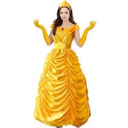 Déguisement Belle Jaune pour femme - WIDMANN - Licence Dragons - Adulte
