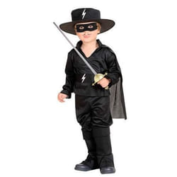 Déguisement Masqué bébé Zorro - WIDMANN - 12 mois - Noir - Multicolore - Licence Zorro