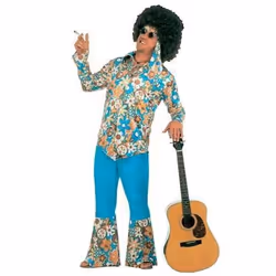 Déguisement Hippie Turquoise pour homme - WIDMANN - XXL - Polyester - Intérieur