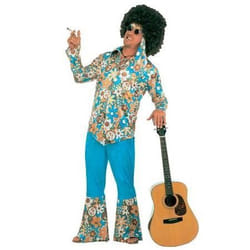Déguisement Hippie Turquoise pour homme - WIDMANN - XXL - Polyester - Intérieur