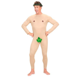 Déguisement dAdam pour adulte - WIDMANN - Taille L - Couleur Beige - Pour Homme - Couronne de feuilles incluse