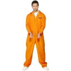 Déguisement de prisonnier - WIDMANN - Orange - Adulte - Combinaison - COUNTY JAIL