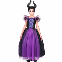 Déguisement Maléfique Tulle pour Fille - WIDMANN - Noir - Carnaval et Halloween