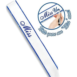 Echarpe en satin - WIDMANN - Miss - Blanc - Adulte - Mixte