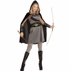 Déguisement Archer Médiéval femme - WIDMANN - XL - Ceinture bracelets et cape