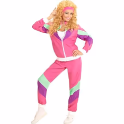 Déguisement Jogging Années 80 Fuchsia WIDMANN pour adulte - Rose