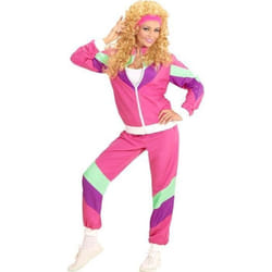 Déguisement Jogging Années 80 Fuchsia WIDMANN pour adulte - Rose