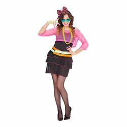 Widmann Déguisement groupie fille années 80 femme (M)