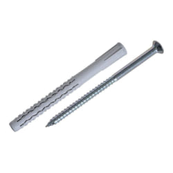 GEB - Cheville nylon + vis - Vendu par 100 - Diametre : 8 - Longueur : 80 - g&b