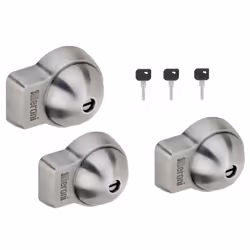 Serrure UFO+ pour porte arrière et 2 latérales utilitaire + 3 clés - 8086H3332B - Cylindre de sécurité protégé par un boîtier ...