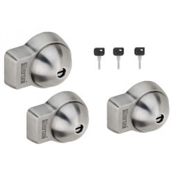 Meroni - Serrure ufo+ pour porte arrière et 2 latérales utilitaire + 3 clés - 8086H3332B