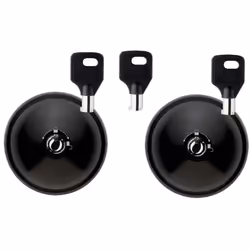Meroni - Serrure UFO³ Smart Duo Noir pour porte arrière et latérale utilitaire + 3 clés - 8090S223PN