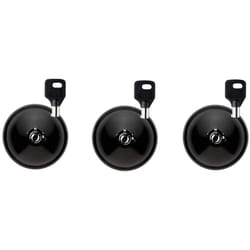Meroni - Serrure UFO³ Smart Duo Noir pour porte arrière et 2 latérales utilitaire + 3 clés - 8090S233PN
