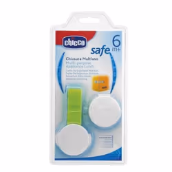 Chicco 00000588000000, Bloque-porte magnétique pour enfants, 1 pièce(s), Vert, Blanc, Cabinet, Tiroir, Congélateur, Réfrigéra ...