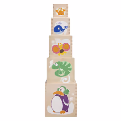 Chicco Cubes Multi-Activités En Bois, 1,5 an(s), Bois, Bois, Multicolore