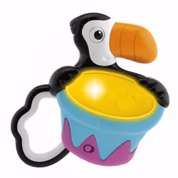 Chicco Hochet Toucan Musical, Plastique, Noir