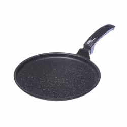 Moneta Etnea, Rond, Poêle à crêpe, Noir, Artech Stone, Etnea, Vitrocéramique, Gaz, Halogène, Plaque étanche