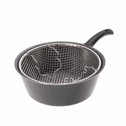 Alluflon 0018025304, Friteuse, Italie, Unique, Noir, Autonome, Aluminium
