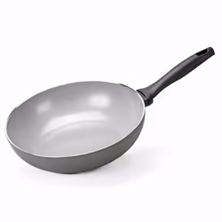 Moneta Melodia, Rond, Wok/Poêle à frire, Noir, Gris, Finegres, Melodia, Aluminium