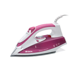 Ariete 6215 fer à repasser Fer à vapeur Semelle en acier inoxydable 2200 W Violet, Blanc