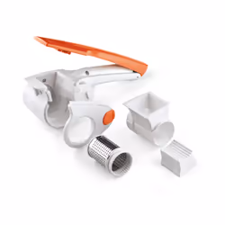 Ariete 447 Râpe électrique et spiraliseur Orange, Blanc
